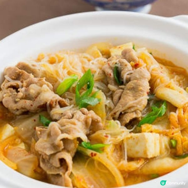 泡菜豆腐粉絲豬肉煲