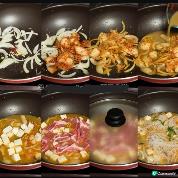 泡菜豆腐粉絲豬肉煲