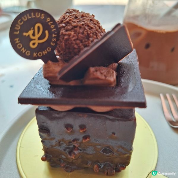 龍島下午茶🤤72%朱古力蛋糕超正🍫