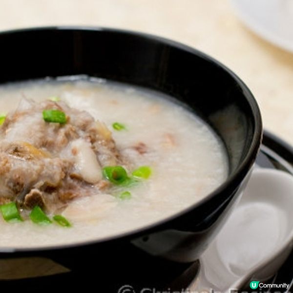 柴魚花生豬骨粥