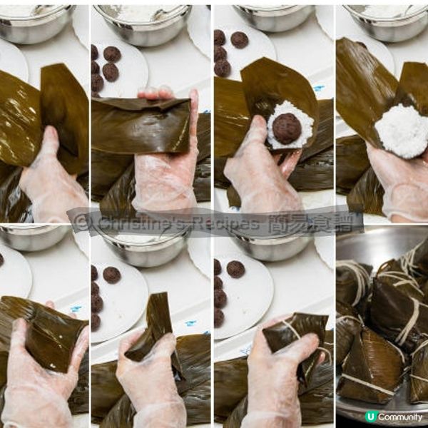 桂花豆沙西米糭