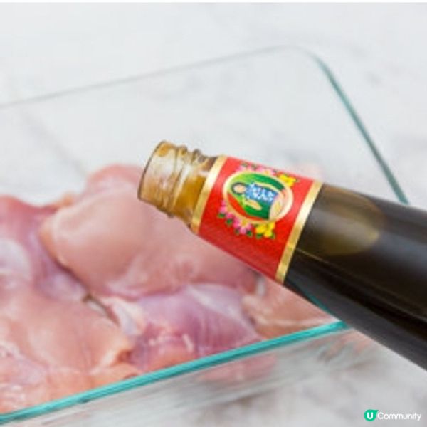 蠔油雞扒配露荀