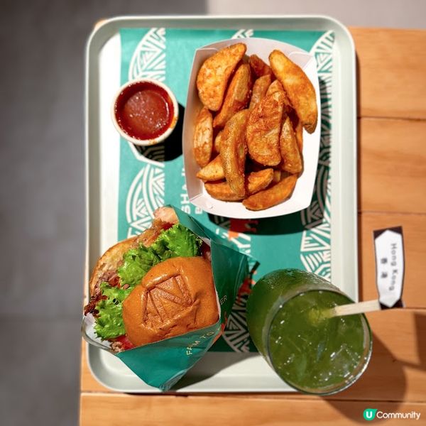 高質美景漢堡店@N+ BURGER