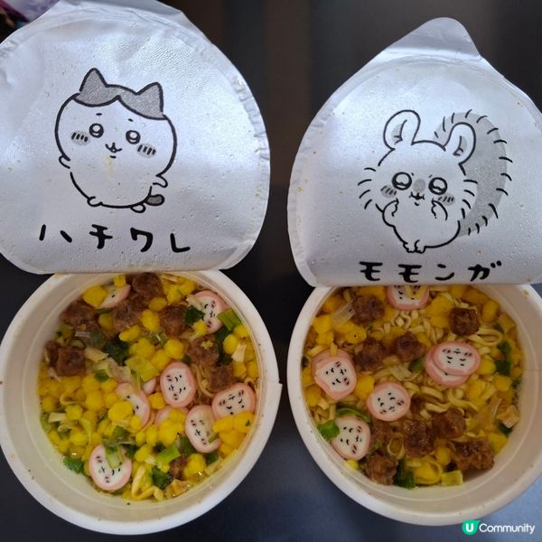 Chiikawa醬油杯麵試食🍜 小八飛鼠陪我宵夜😋！