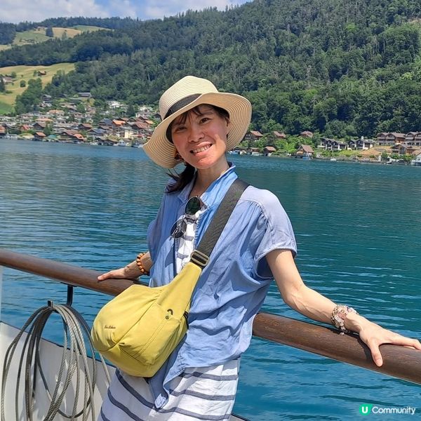 瑞士圖恩湖免費遊船🛳探索美景🏞🤗