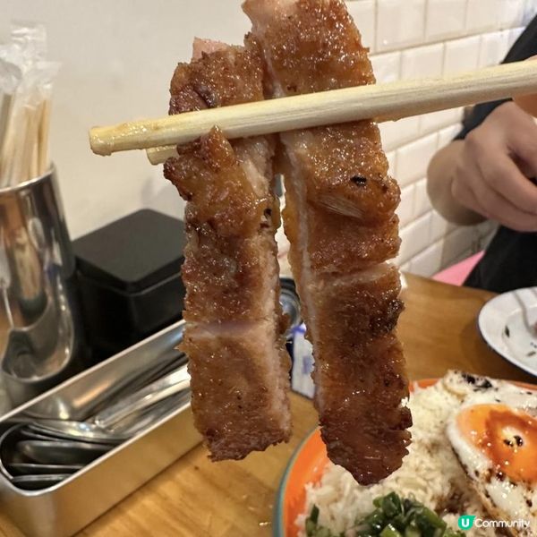 😍巨大焦脆炸雞髀🍗 配冬陰功金邊粉