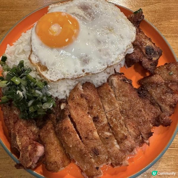 😍巨大焦脆炸雞髀🍗 配冬陰功金邊粉