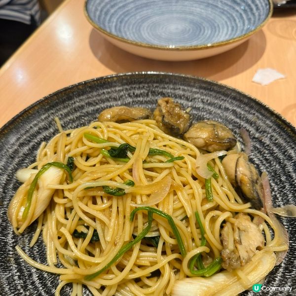 香煎蠔肉意粉😋，銅鑼灣崇光必食推介！🤤 