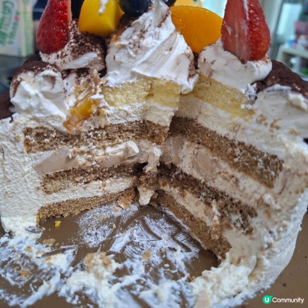 生日蛋糕推介🍓🍰 鮮果提拉米蘇超正😋