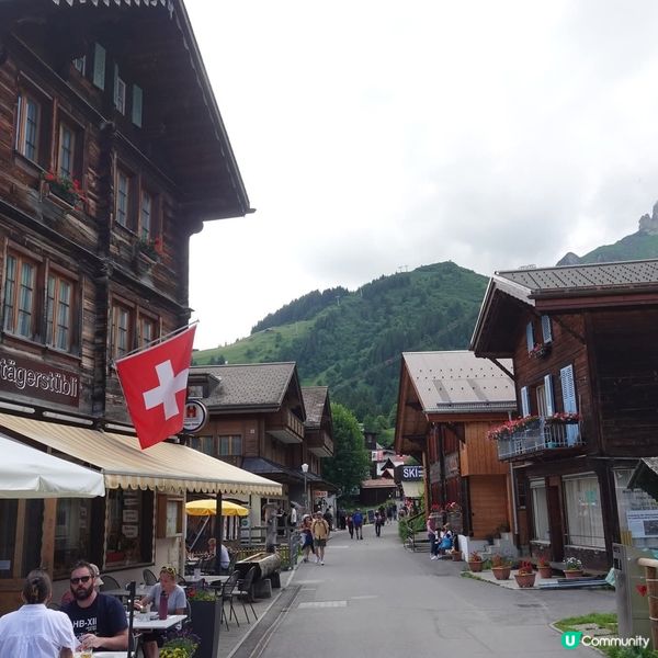 瑞士雪朗峯🏔附近城鎮🏕+瀑布