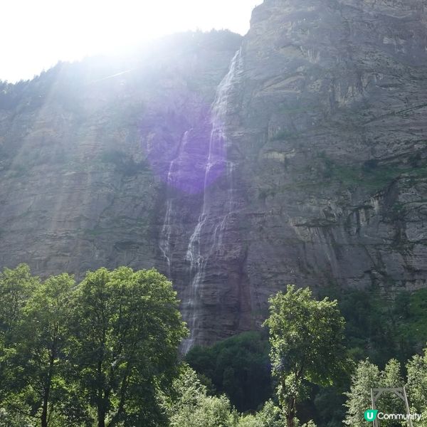 瑞士雪朗峯🏔附近城鎮🏕+瀑布