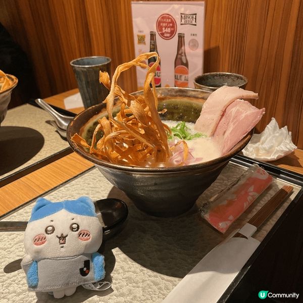 於上環繁忙都市發現日本過江龍拉麵店-「座銀」店湯底主打雞白湯...