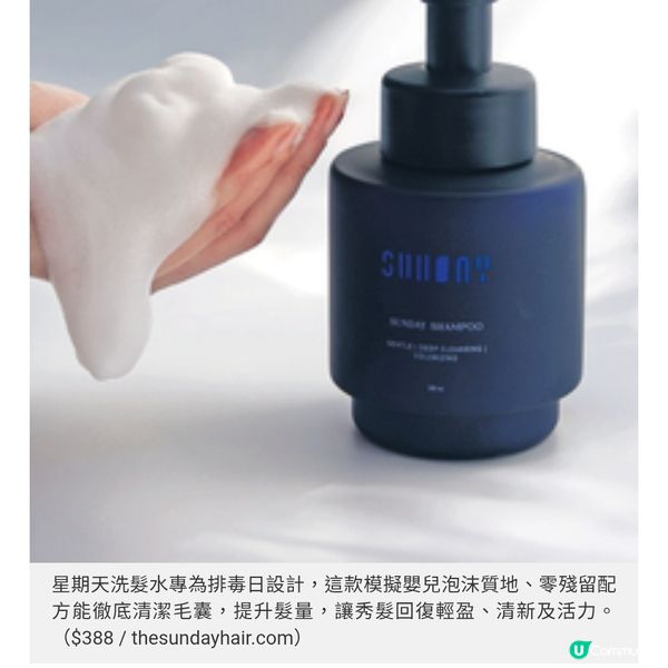 SUNDAY by PIUS YIU本地髮型翹楚