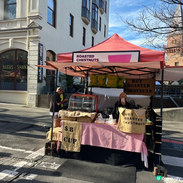 悉尼The Rocks市集烤栗子🌰！烘焙新風味😋