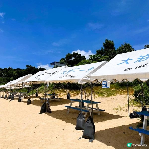 沖繩大泊海灘🏖️！水清沙幼勁爽！🌊☀️