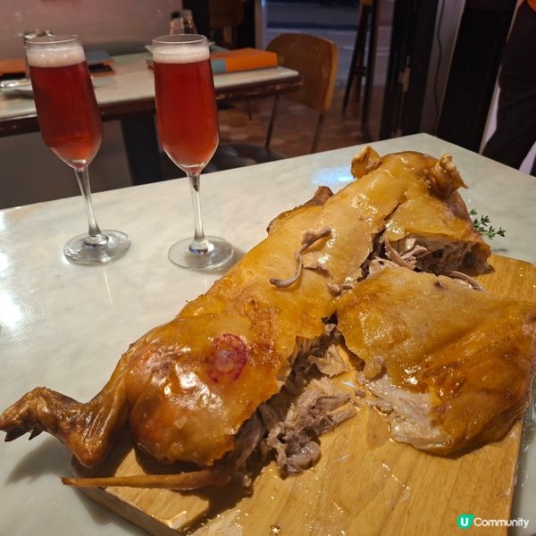 高質西班牙菜餐廳❤️超脆皮西班牙乳豬😍切乳豬慶祝生日🎂