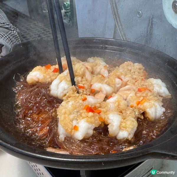 粉絲蝦煲好味🤤 園林餐廳好Chill🌿