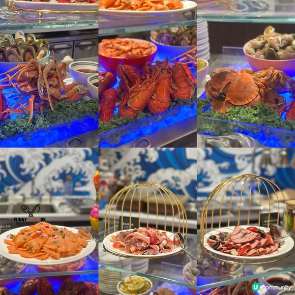 華麗盛宴！龍蝦鮑魚任你食🦞😋 #六國酒店