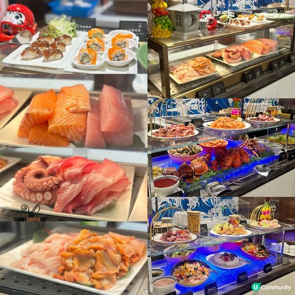 華麗盛宴！龍蝦鮑魚任你食🦞😋 #六國酒店