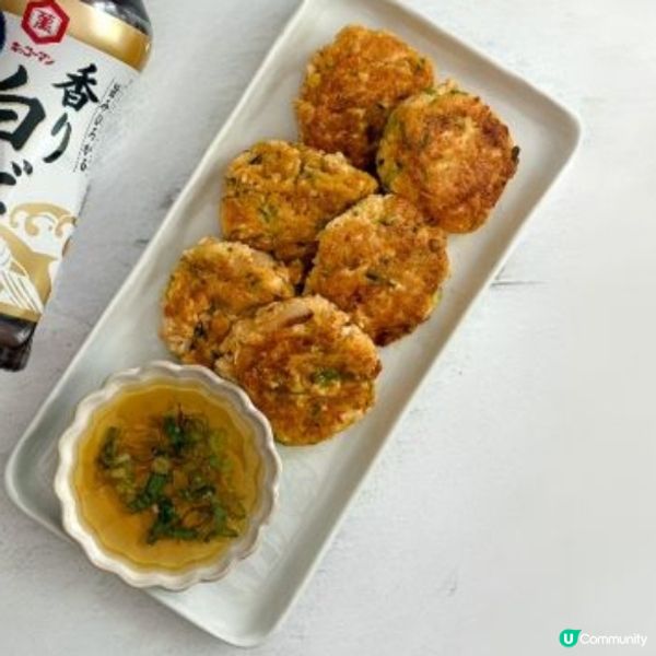 韓式豆腐煎餅佐鮮味蘸醬

