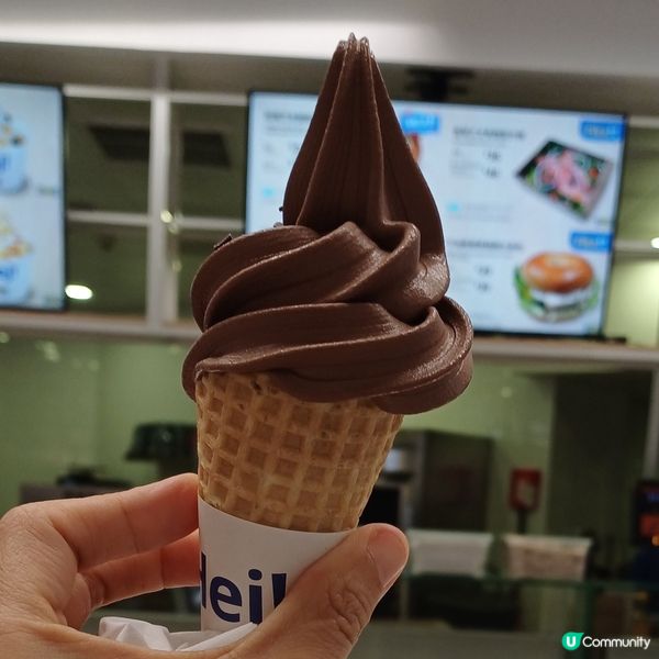薄荷朱古力軟雪糕@IKEA