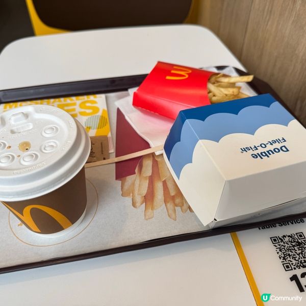 麥當勞$30 雙層魚柳包餐