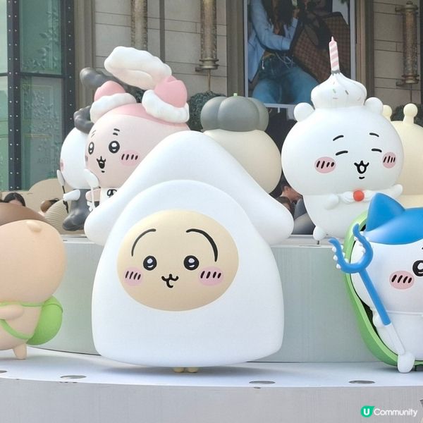 尖咀行街望展覽😍巨型吹氣公仔好可愛❤️