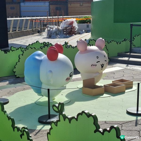 尖咀行街望展覽😍巨型吹氣公仔好可愛❤️