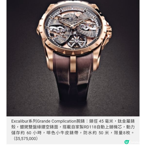 ROGER DUBUIS 30周年王者榮耀