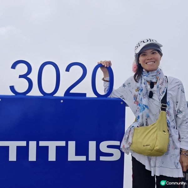 瑞士鐵力士山🗻體驗全球獨創360度旋轉纜車🚠