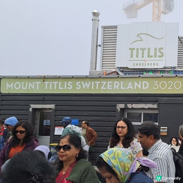 瑞士鐵力士山🗻體驗全球獨創360度旋轉纜車🚠