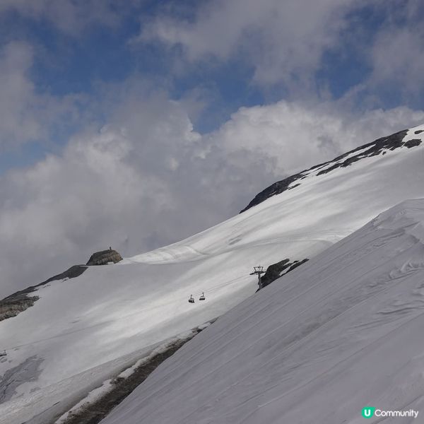瑞士鐵力士山🗻體驗全球獨創360度旋轉纜車🚠