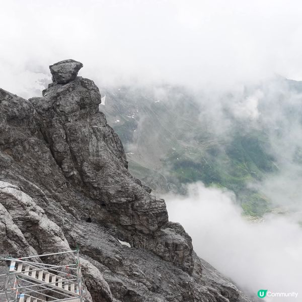 瑞士鐵力士山🗻體驗全球獨創360度旋轉纜車🚠