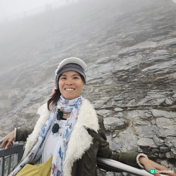 瑞士鐵力士山🗻體驗全球獨創360度旋轉纜車🚠