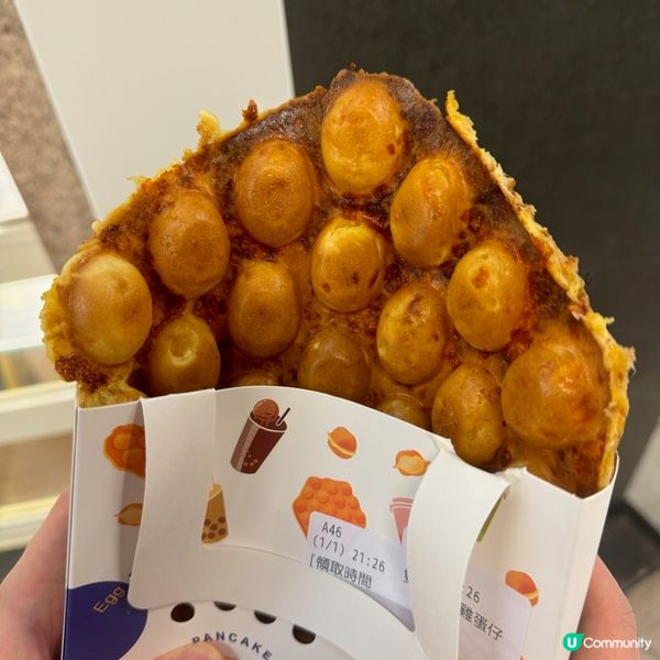 雙重芝士雞蛋仔🧀！外脆內軟超正😋！