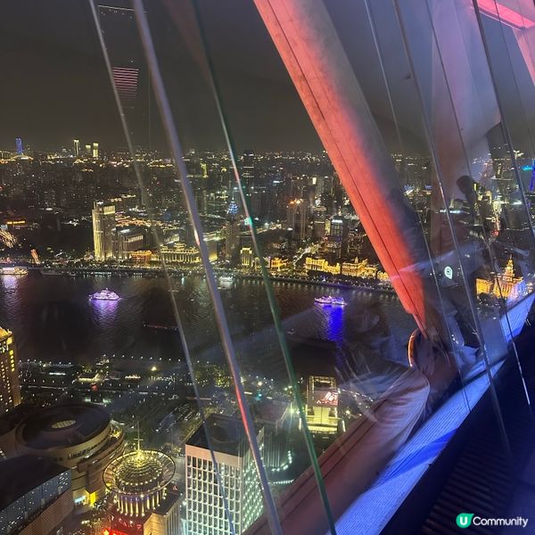 上海東方明珠塔夜景🤩！萬家燈火好靚呀！😍