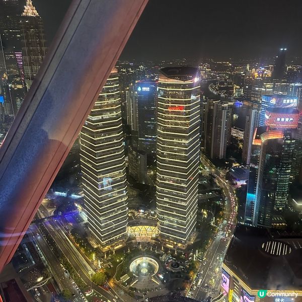 上海東方明珠塔夜景🤩！萬家燈火好靚呀！😍