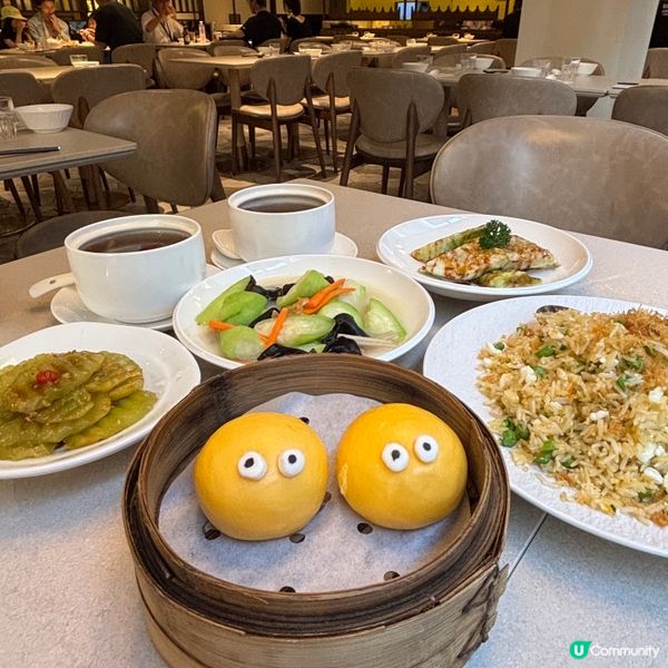中環•飲茶🥢流心包+炒飯😋，一家大細都啱！👨‍👩‍👧