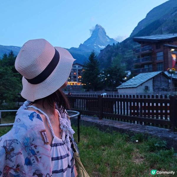 瑞士策馬特🤗通往三角朱古力雪山🗻的中轉城鎮🏘