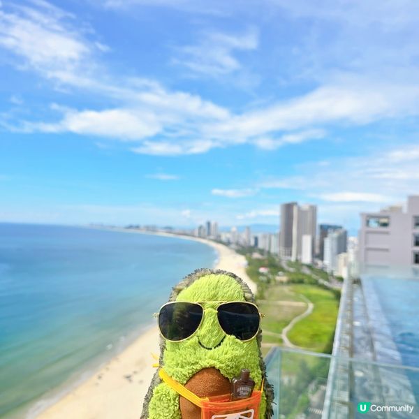 美溪沙灘 峴港最出名嘅沙灘 成30km嘅海岸線🏖