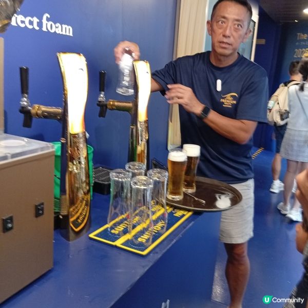 三得利神泡體驗館！🍺 灣仔利東街見！🤩