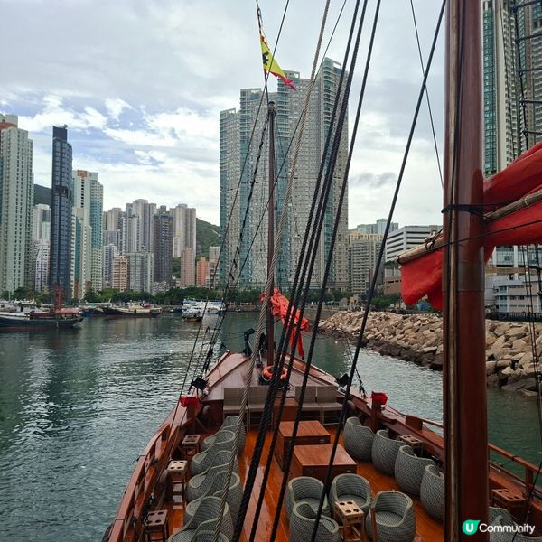 張保仔號🛥️ 影相打卡非常好🥰維港遊至鯉魚門之旅😍