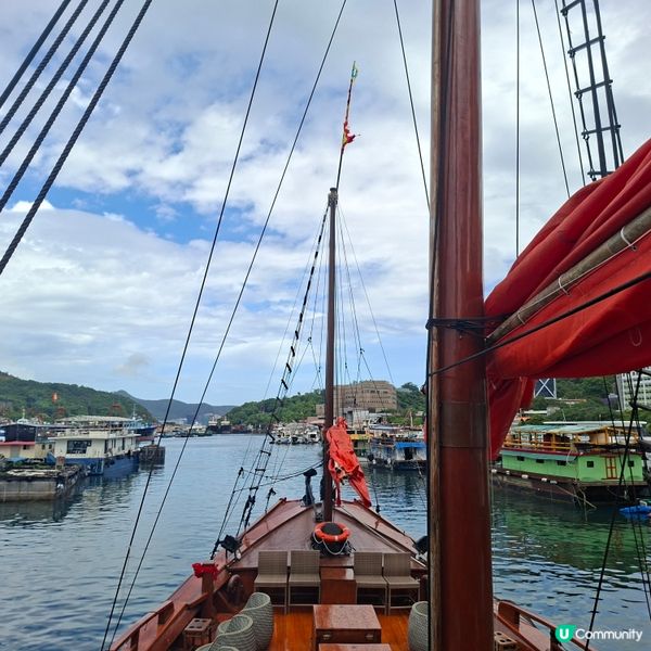 張保仔號🛥️ 影相打卡非常好🥰維港遊至鯉魚門之旅😍