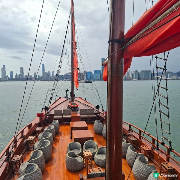 張保仔號🛥️ 影相打卡非常好🥰維港遊至鯉魚門之旅😍