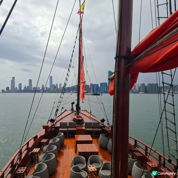 張保仔號🛥️ 影相打卡非常好🥰維港遊至鯉魚門之旅😍