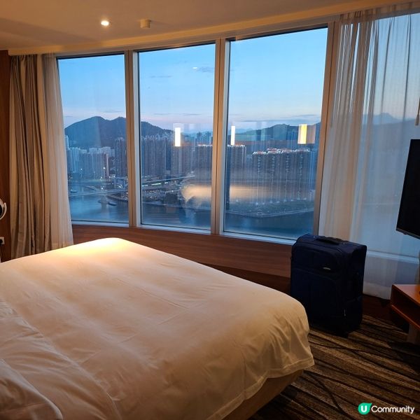 荃灣如心酒店Staycation🥰48樓海景房超正❤️