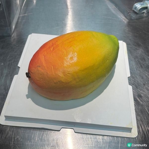 巨型斑斕芒果蛋糕！😋 賣相超吸睛！🤤 一齊分享！🍰