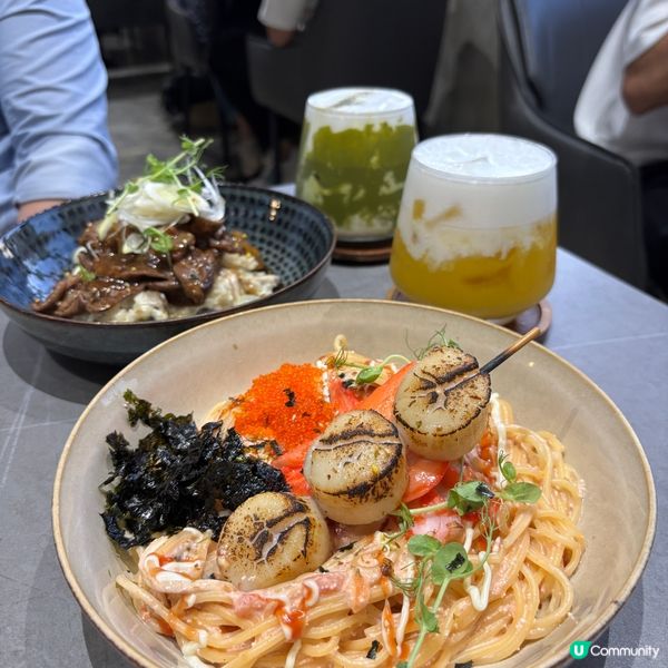 銅鑼灣•海景晚餐🤩！維港靚到爆！🍝🌅