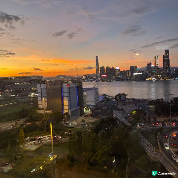 銅鑼灣•海景晚餐🤩！維港靚到爆！🍝🌅