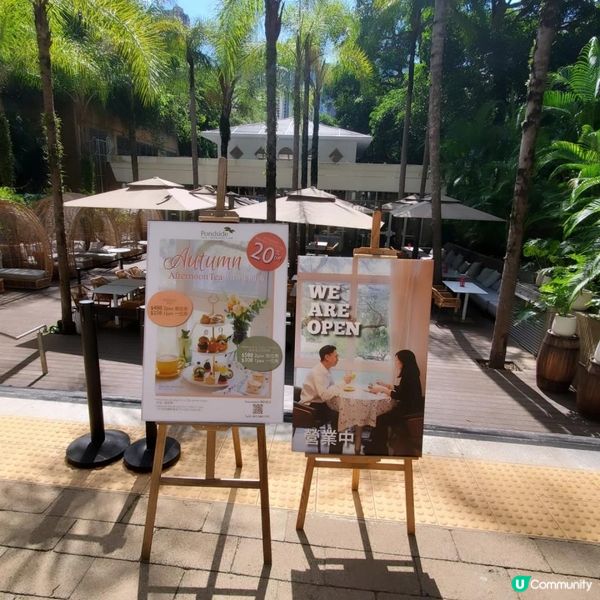 金鐘香港公園內Pondside Autumn Tea Set